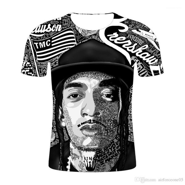 summer designer tees short sleeved r.i.p mens nipsey hussle tshirts 3d rapper american o-neck, White;black
summer designer tees short sleeved r.i.p mens nipsey hussle tshirts 3d rapper american o-neck, White;black