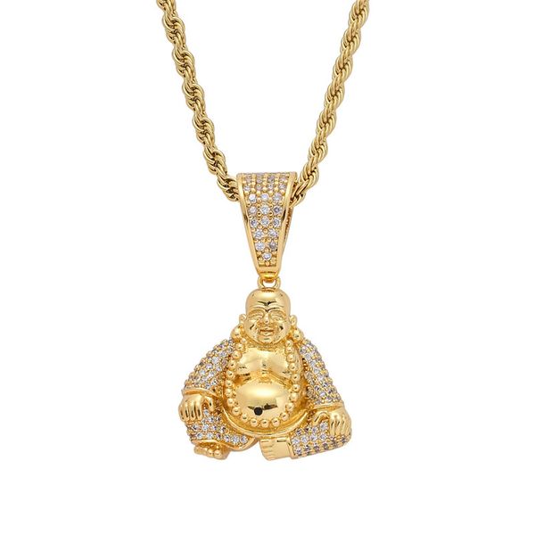 chinese maitreya buddha pendant necklace hip hop prayer jewelry for buddhist bling cubic zircon rapper jewelry gift, Silver
chinese maitreya buddha pendant necklace hip hop prayer jewelry for buddhist bling cubic zircon rapper jewelry gift, Silver