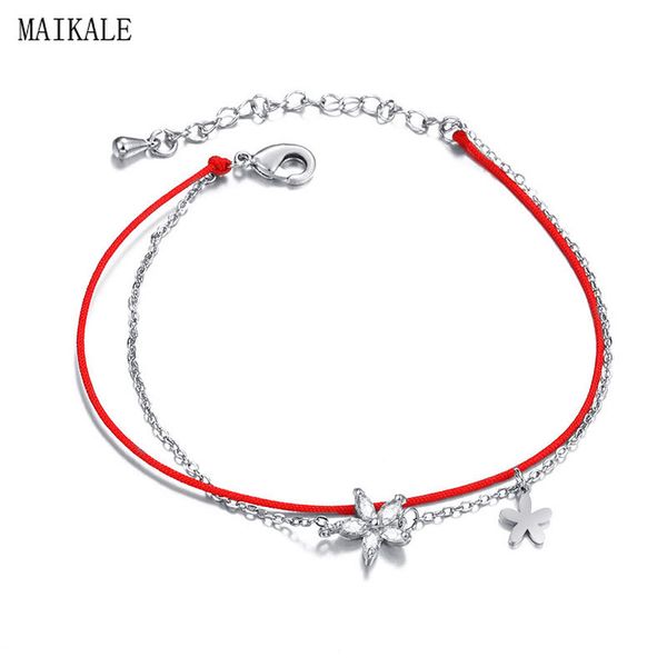 maikale red rope cubic zirconia flower pendant charm bracelets for women handchain bracelet bangle lucky jewelry gift, Black
maikale red rope cubic zirconia flower pendant charm bracelets for women handchain bracelet bangle lucky jewelry gift, Black