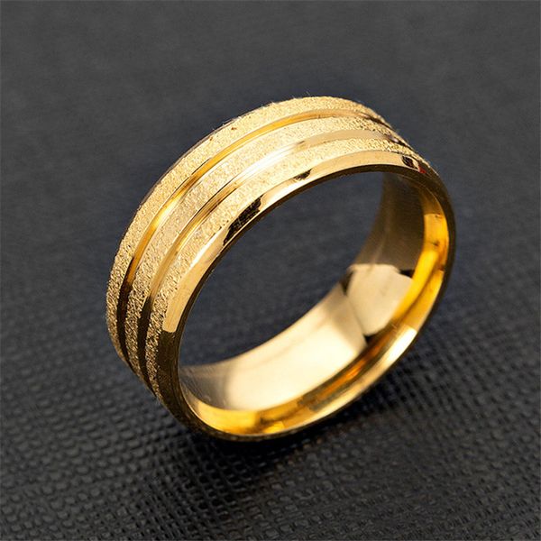 2021 new fashion rings frosted stainless steel size 7-11 women finger rings jewelry women ring gift, Golden;silver
2021 new fashion rings frosted stainless steel size 7-11 women finger rings jewelry women ring gift, Golden;silver