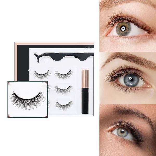3 pairs new magnetic false eyelashes kit full strip lashes waterproof long lasting without glue eyelashes magnet eye lashes
3 pairs new magnetic false eyelashes kit full strip lashes waterproof long lasting without glue eyelashes magnet eye lashes