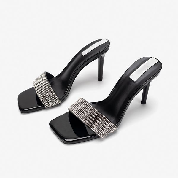 square heel female shoes glitter slides med slippers heels shose women fashion rubber flip flops block 2020 jelly high thin, Black
square heel female shoes glitter slides med slippers heels shose women fashion rubber flip flops block 2020 jelly high thin, Black