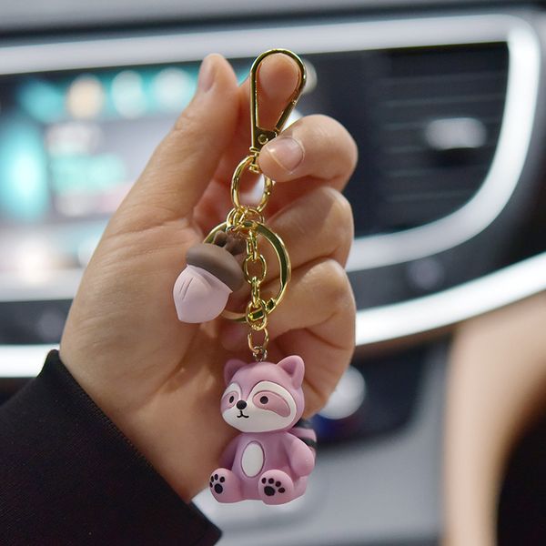 fashion cute squirrel keychain key ring exquisite bag car pendant squirrel and its pine nut keychain new, Silver
fashion cute squirrel keychain key ring exquisite bag car pendant squirrel and its pine nut keychain new, Silver