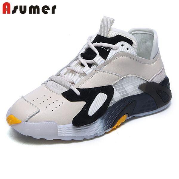 asumer 2020 new arrive flat shoes women genuine leather shoes mixed colors lace up spring summer comfortable casual woman, Black
asumer 2020 new arrive flat shoes women genuine leather shoes mixed colors lace up spring summer comfortable casual woman, Black