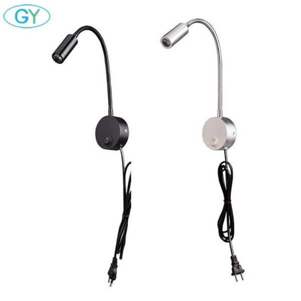 plug wired flexible 3 watts 3w gooseneck led wall light sconce lamp lighting for bedroom reading bathroom with plug, black white
plug wired flexible 3 watts 3w gooseneck led wall light sconce lamp lighting for bedroom reading bathroom with plug, black white