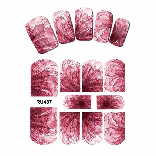 uprettego nail art nail water sticker decal full cover flower x ray transparent petals flower roses red blue ru487-492, Black
uprettego nail art nail water sticker decal full cover flower x ray transparent petals flower roses red blue ru487-492, Black