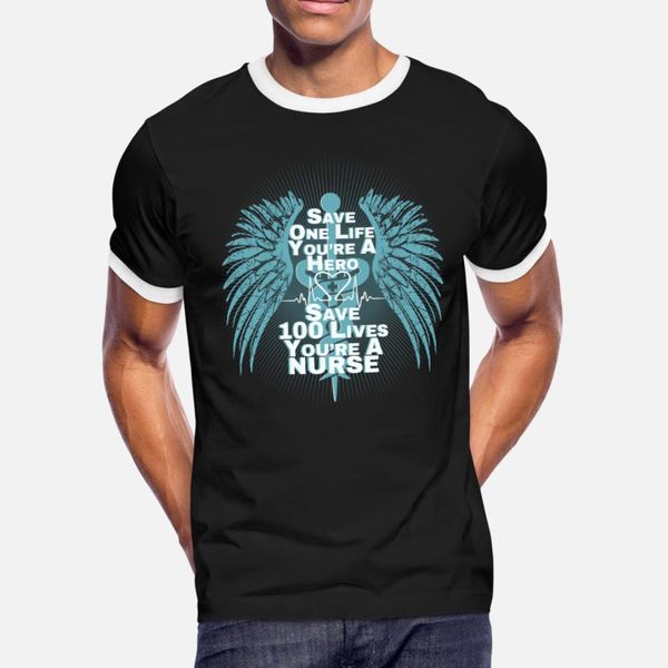 nurse save 100 lives save one life you're a hero t shirt men character 100% cotton euro size s-3xl cool sunlight comfortable spring
nurse save 100 lives save one life you're a hero t shirt men character 100% cotton euro size s-3xl cool sunlight comfortable spring