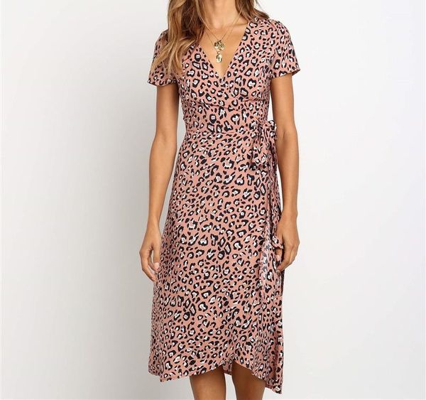 summer leopard dress 2019 women long wrap beach dress v-neck short sleeve elegant bodycon party dress sundress002, Black;gray
summer leopard dress 2019 women long wrap beach dress v-neck short sleeve elegant bodycon party dress sundress002, Black;gray