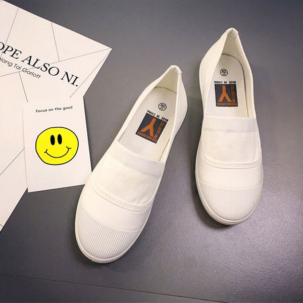 canvas shoes spring womens new white shoes all-match flat students korean-style cloth shoes shallow mouth single casual multifun, Black
canvas shoes spring womens new white shoes all-match flat students korean-style cloth shoes shallow mouth single casual multifun, Black