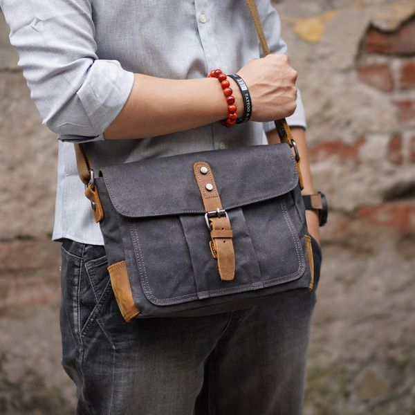 урожай вощеная холст сумка для мужчин мужской путешествия crossbody сумка водонепроницаемые сумки плеча основные бизнес-портфель
урожай вощеная холст сумка для мужчин мужской путешествия crossbody сумка водонепроницаемые сумки плеча основные бизнес-портфель