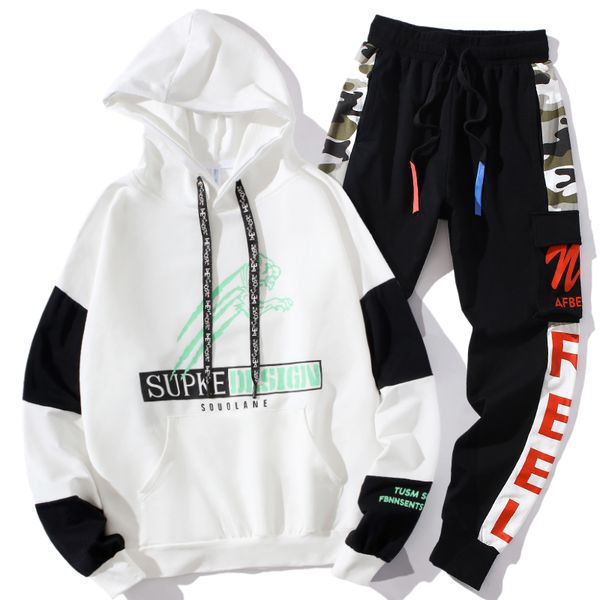 hoodies sweatshirts 2pcs tracksuit men sportswear sets hoodie+pants casual fashion 2020 autumn sweatshirt homme, Gray
hoodies sweatshirts 2pcs tracksuit men sportswear sets hoodie+pants casual fashion 2020 autumn sweatshirt homme, Gray