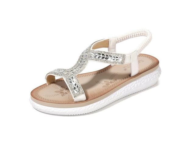 2020 summer women sandals woman elastic band flats ladies fashion rome sewing footwear open toe women's shoesrhinestones, Black
2020 summer women sandals woman elastic band flats ladies fashion rome sewing footwear open toe women's shoesrhinestones, Black