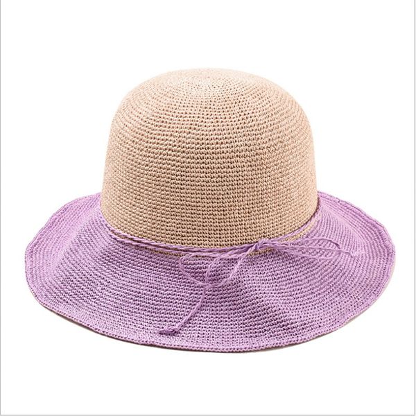 wzcx splice bow shade women straw hat fashion new foldable outdoor solid color flat beach hat summer cap, Blue;gray
wzcx splice bow shade women straw hat fashion new foldable outdoor solid color flat beach hat summer cap, Blue;gray