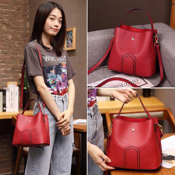 bucket bag women's leather bags new fashion summer hipster portable shoulder/crossbody bag
bucket bag women's leather bags new fashion summer hipster portable shoulder/crossbody bag