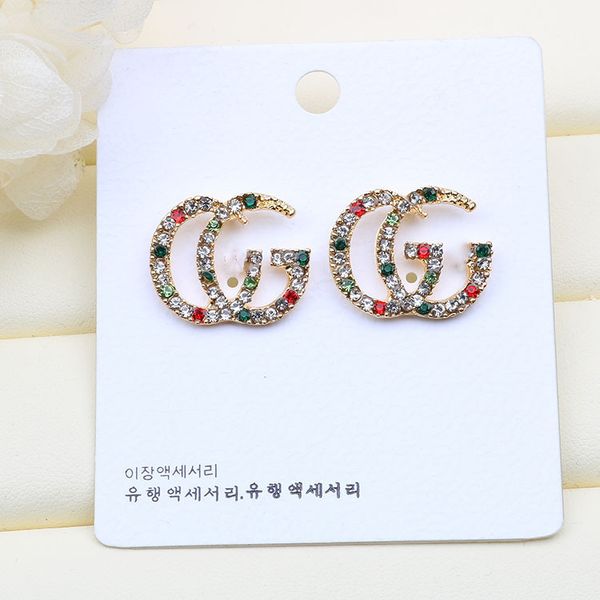 european and american g diamond 925 needle hypoallergenic earrings trend letter gorgeous red female fashion earrings, Golden;silver
european and american g diamond 925 needle hypoallergenic earrings trend letter gorgeous red female fashion earrings, Golden;silver