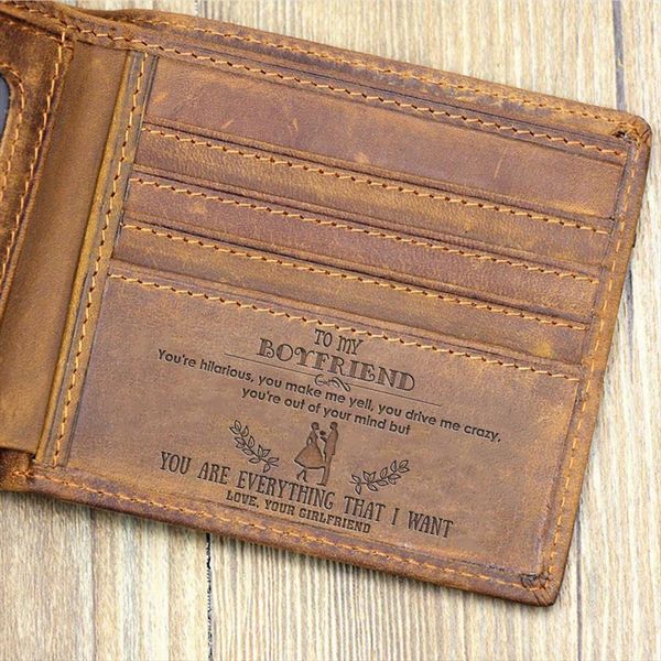 to my boyfriend" custom leather wallet,engraved gifts for men on birthday,valentines day,christmas day drop shipping drop shippin, Red;black
to my boyfriend" custom leather wallet,engraved gifts for men on birthday,valentines day,christmas day drop shipping drop shippin, Red;black