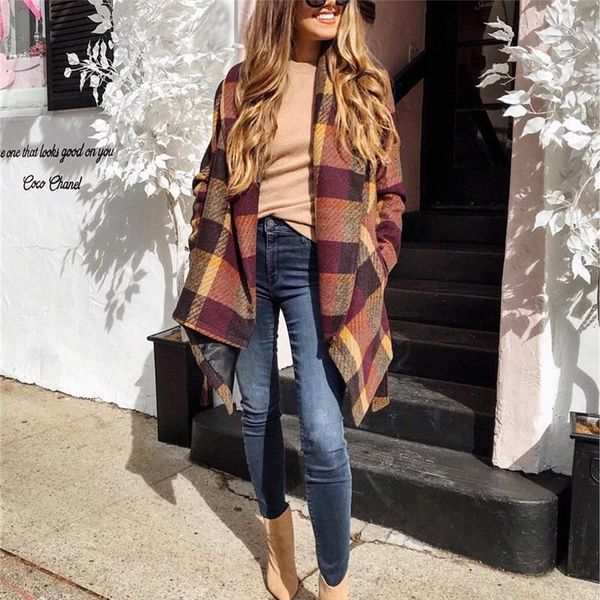sashes england style wool loose long sleeved lapel neck coats fashion women coats plaid printed womens winter coats with, Black
sashes england style wool loose long sleeved lapel neck coats fashion women coats plaid printed womens winter coats with, Black