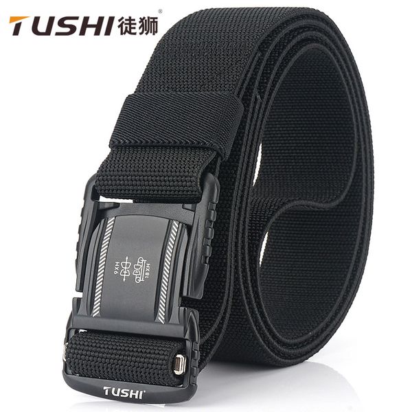 tushi 2020 fashion new magnetic quick release buckle tactical belt nylon elastic waistband for men cinturon hombre 125*3.8cm, Black;brown
tushi 2020 fashion new magnetic quick release buckle tactical belt nylon elastic waistband for men cinturon hombre 125*3.8cm, Black;brown