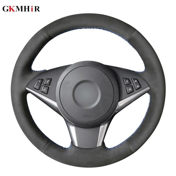 hand-stitched diy black suede leather car steering wheel cover for e60 530d 545i 550i e61 touring 2005-2009 e63 e6
hand-stitched diy black suede leather car steering wheel cover for e60 530d 545i 550i e61 touring 2005-2009 e63 e6