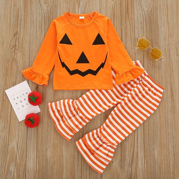 szyadeou halloween autumn boys and girls sets toddler baby print stripe flared pants outfits set wholesale dropshipping, White
szyadeou halloween autumn boys and girls sets toddler baby print stripe flared pants outfits set wholesale dropshipping, White