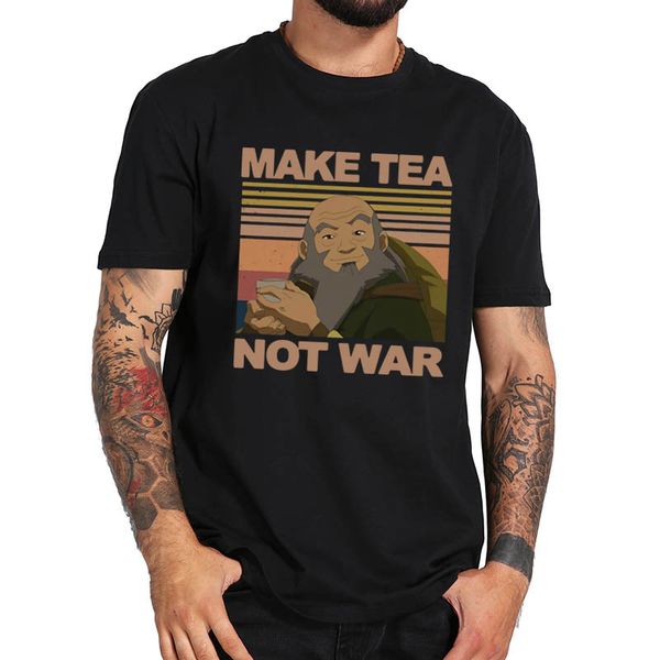 make tea not war t shirt peaceful samurai tea drinker uncle iroh avatar tshirt pure cotton soft tee
make tea not war t shirt peaceful samurai tea drinker uncle iroh avatar tshirt pure cotton soft tee