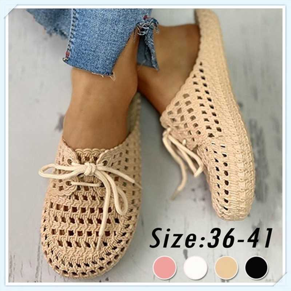 2020 fashion summer hole beach shoes hollow lace soft bottom non-slip female lazy sandals and slippers ladies moccasins flats, Black
2020 fashion summer hole beach shoes hollow lace soft bottom non-slip female lazy sandals and slippers ladies moccasins flats, Black