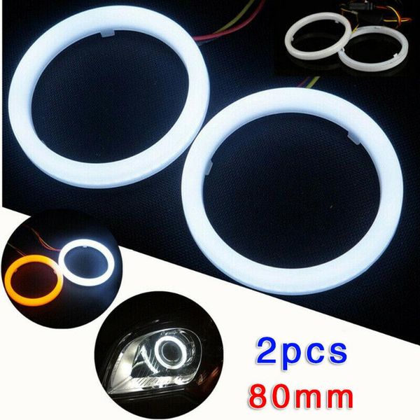 80mm car led angel eyes halo ring kit lamp light with turn signal 924lm waterproof car angel eye lights accessori auto
80mm car led angel eyes halo ring kit lamp light with turn signal 924lm waterproof car angel eye lights accessori auto