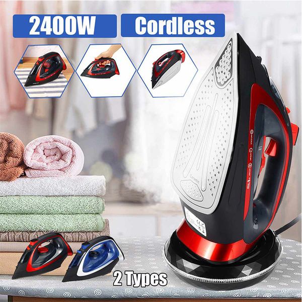 2400w electric steam iron wireless charging multi-function adjustable spray steam iron clothing steamer
2400w electric steam iron wireless charging multi-function adjustable spray steam iron clothing steamer