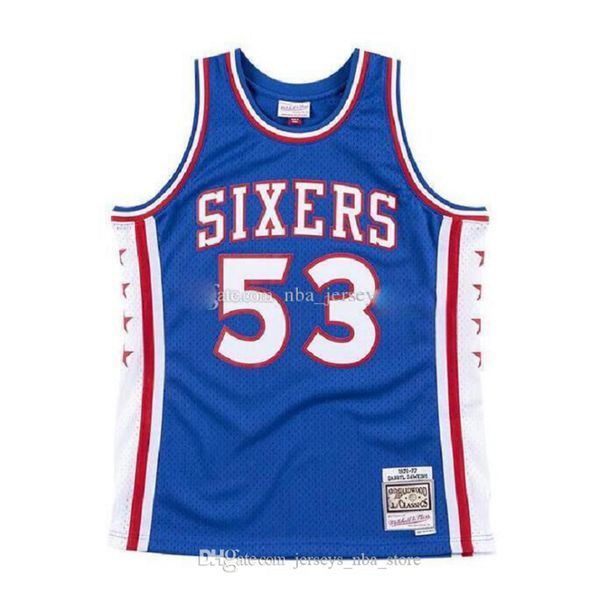men's philadelphia 76ers 53 darryl dawkins mitchell & ness blue 1976-77 hardwoods classics authentic jersey, Black;red
men's philadelphia 76ers 53 darryl dawkins mitchell & ness blue 1976-77 hardwoods classics authentic jersey, Black;red