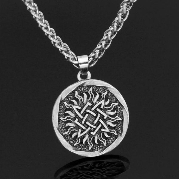 men trendy classic vintage casual creative personality viking amulet hollow sunflower pendant necklace long choker chain hip hop, Silver
men trendy classic vintage casual creative personality viking amulet hollow sunflower pendant necklace long choker chain hip hop, Silver