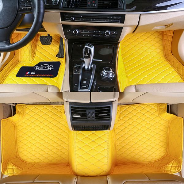 custom fit car floor mats specific waterproof pu leather eco friendly material for vast of car model and make 3 pieces full set mats yellow
custom fit car floor mats specific waterproof pu leather eco friendly material for vast of car model and make 3 pieces full set mats yellow