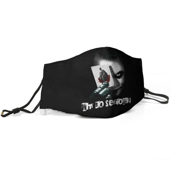 women men face mask dust mask muffle the dark knight heath ledger painted joker head printed with adjustable ear hookbud light b, Silver
women men face mask dust mask muffle the dark knight heath ledger painted joker head printed with adjustable ear hookbud light b, Silver