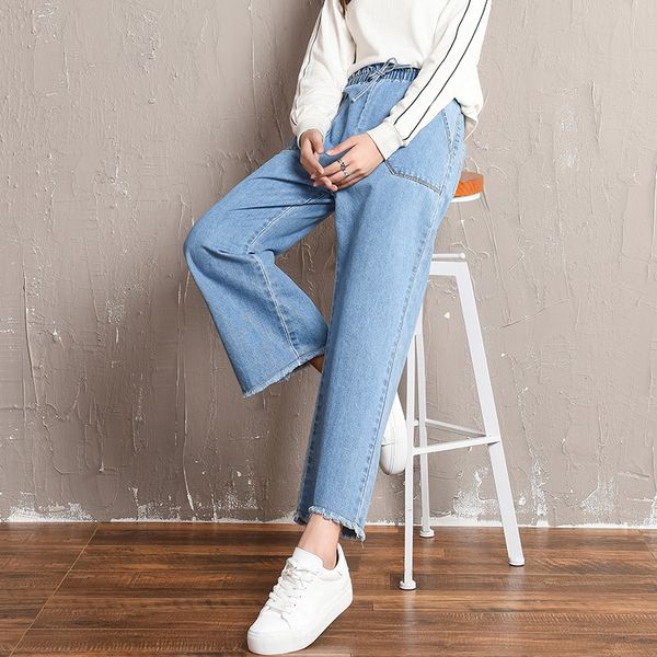 brand pants 2020 high waist straight jeans women cotton ankle-length casual pants elastic waist washed soft blue
brand pants 2020 high waist straight jeans women cotton ankle-length casual pants elastic waist washed soft blue