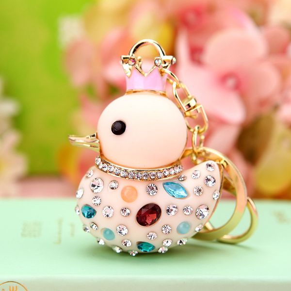 fashion duck key ring purse bag rhinestone keyring keychain charm pendant gift, Silver
fashion duck key ring purse bag rhinestone keyring keychain charm pendant gift, Silver