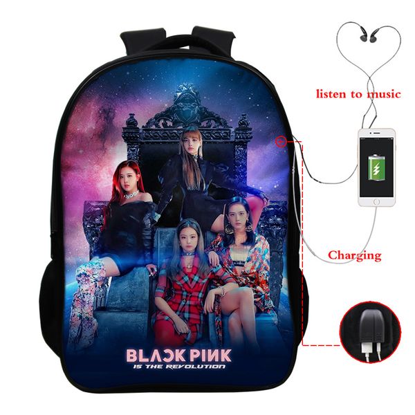 leather luggage tagblackpinkkpop south korean girls team backpack student bag usb full color backpack double layer bag purse hook
leather luggage tagblackpinkkpop south korean girls team backpack student bag usb full color backpack double layer bag purse hook
