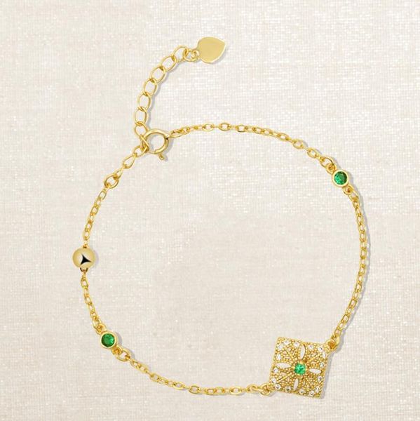 jewelry s925 sterling silver bracelets 18k gold plated carving lace emerald bracelets for women fashion, Black
jewelry s925 sterling silver bracelets 18k gold plated carving lace emerald bracelets for women fashion, Black