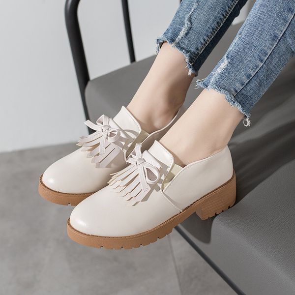 women's chunky-heel shoes 2020 retro england new style spring small leather shoes rubber korean-style versatile, Black
women's chunky-heel shoes 2020 retro england new style spring small leather shoes rubber korean-style versatile, Black