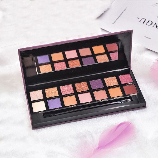 eye shadow 14-color eyeshadow matte pearlescent glitter retro makeup tray smooth high-saturated palette
eye shadow 14-color eyeshadow matte pearlescent glitter retro makeup tray smooth high-saturated palette