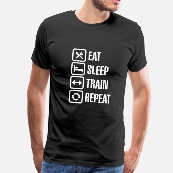 eat sleep train repeat bodybuilding t shirt men customize 100% cotton euro size s-3xl letters gift new style spring unique shirt, White;black
eat sleep train repeat bodybuilding t shirt men customize 100% cotton euro size s-3xl letters gift new style spring unique shirt, White;black