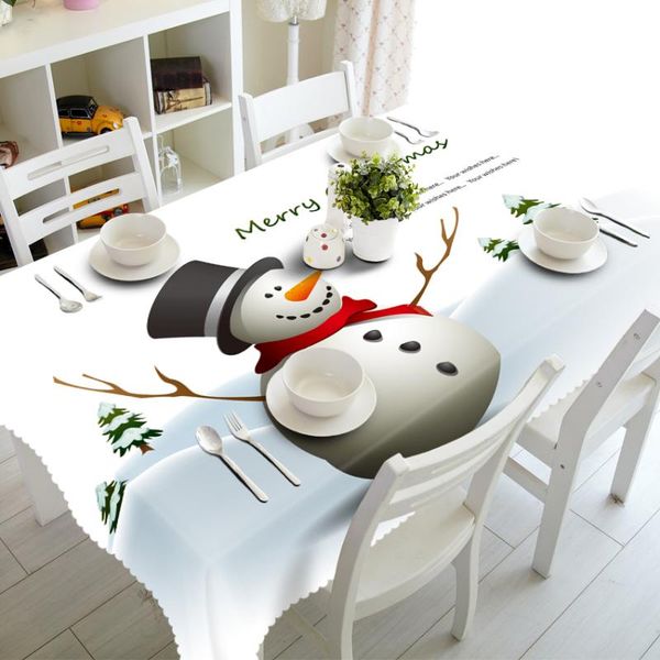 table cloth home decorations 3d tablecloth cute christmas snowman theme pattern washable cotton rectangular and round year
table cloth home decorations 3d tablecloth cute christmas snowman theme pattern washable cotton rectangular and round year