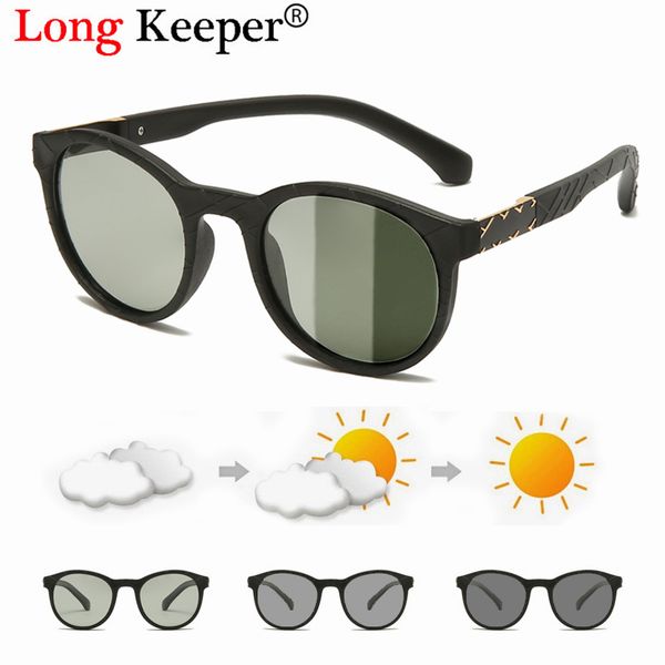 2020 tr90 brand pchromic sunglasses men polarized chameleon discoloration sun glasses for male vintage round driving goggles, White;black 
2020 tr90 brand pchromic sunglasses men polarized chameleon discoloration sun glasses for male vintage round driving goggles, White;black