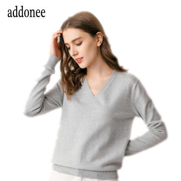 new autumn spring fashion women v-neck knitted sweater pullover long-sleeved knitted cashmere sweater, White;black
new autumn spring fashion women v-neck knitted sweater pullover long-sleeved knitted cashmere sweater, White;black