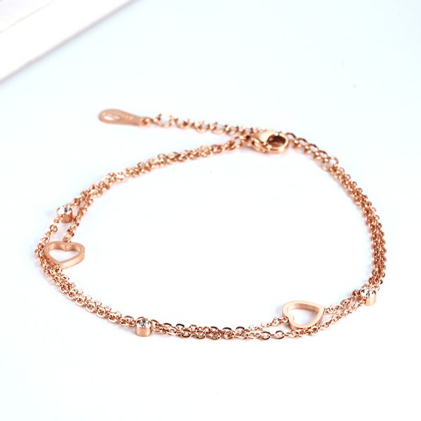 sainmax stainless steel double chain bracelet fashion design with hollow-out heart bracelet for women and girls, Black
sainmax stainless steel double chain bracelet fashion design with hollow-out heart bracelet for women and girls, Black