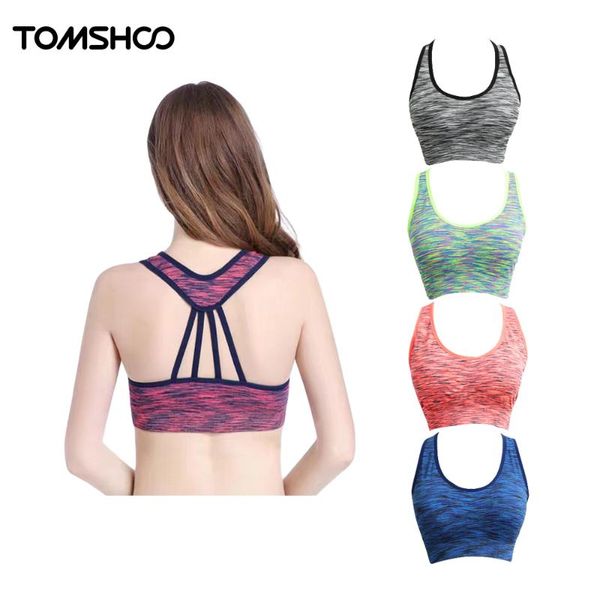 gym clothing women fitness yoga sports bra contrast padded stretch push up vest seamless underwear running top, White;black
gym clothing women fitness yoga sports bra contrast padded stretch push up vest seamless underwear running top, White;black