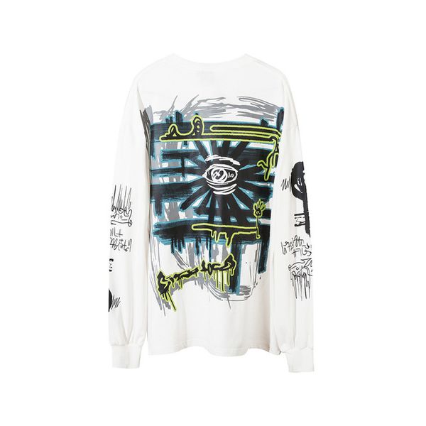 print long sleeved t-shirt men women streetwear men's tshirt couple clothing, White;black
print long sleeved t-shirt men women streetwear men's tshirt couple clothing, White;black