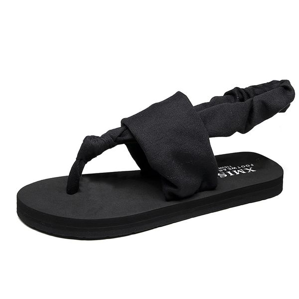 summer shoes fashion women sandals elastic band beach flats thick soles sandals rome female round toe shoes tenis feminino cool, Black
summer shoes fashion women sandals elastic band beach flats thick soles sandals rome female round toe shoes tenis feminino cool, Black
