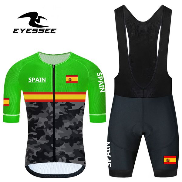 eyessee 2020 испания задействуя джерси set дышащий pro team короткие рукава set мужчины велоспорт одежда одежда биб шорты костюмы, Black;blue
eyessee 2020 испания задействуя джерси set дышащий pro team короткие рукава set мужчины велоспорт одежда одежда биб шорты костюмы, Black;blue