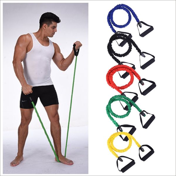 resistance bands 5 levels with handles yoga pull rope elastic fitness exercise tube band for home workouts strength training 
resistance bands 5 levels with handles yoga pull rope elastic fitness exercise tube band for home workouts strength training