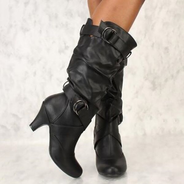 high heels knee-high boots 2020 plus size 35-43 woman platform winter women's shoes snow boot footwear, Black
high heels knee-high boots 2020 plus size 35-43 woman platform winter women's shoes snow boot footwear, Black