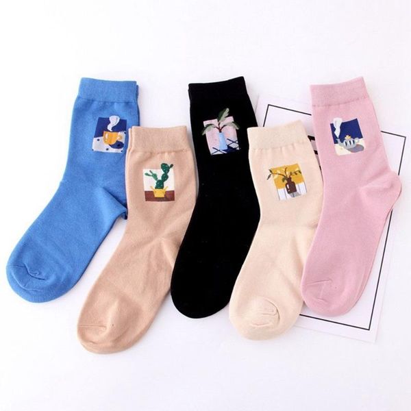 funny cartoon girl patterned women ankle cotton socks short hipster casual creative summer art oil painting men's, Black
funny cartoon girl patterned women ankle cotton socks short hipster casual creative summer art oil painting men's, Black